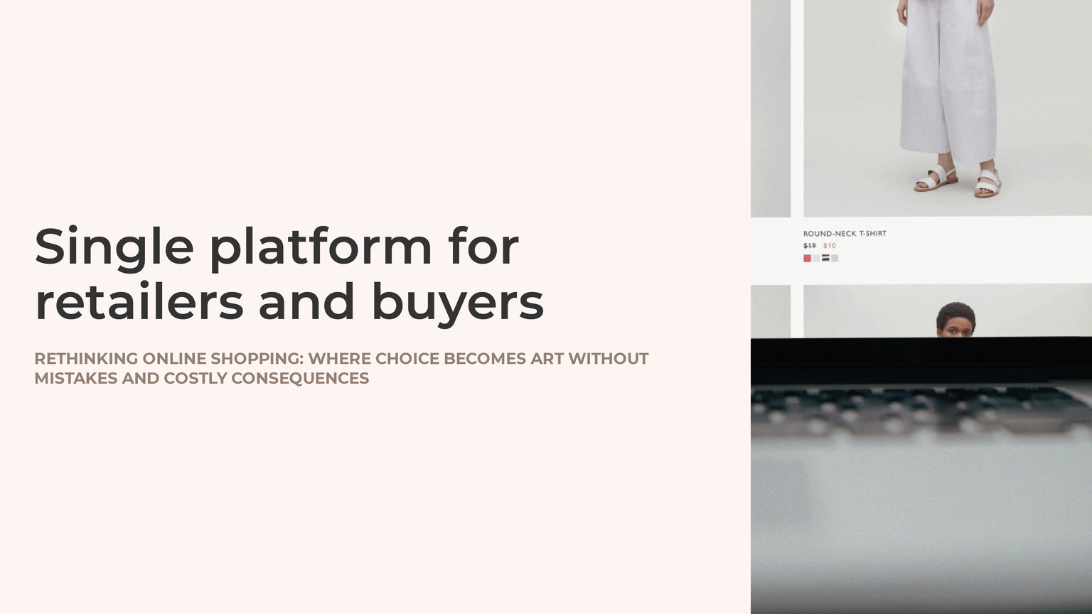 Slide from the unified retail platform concept presentation