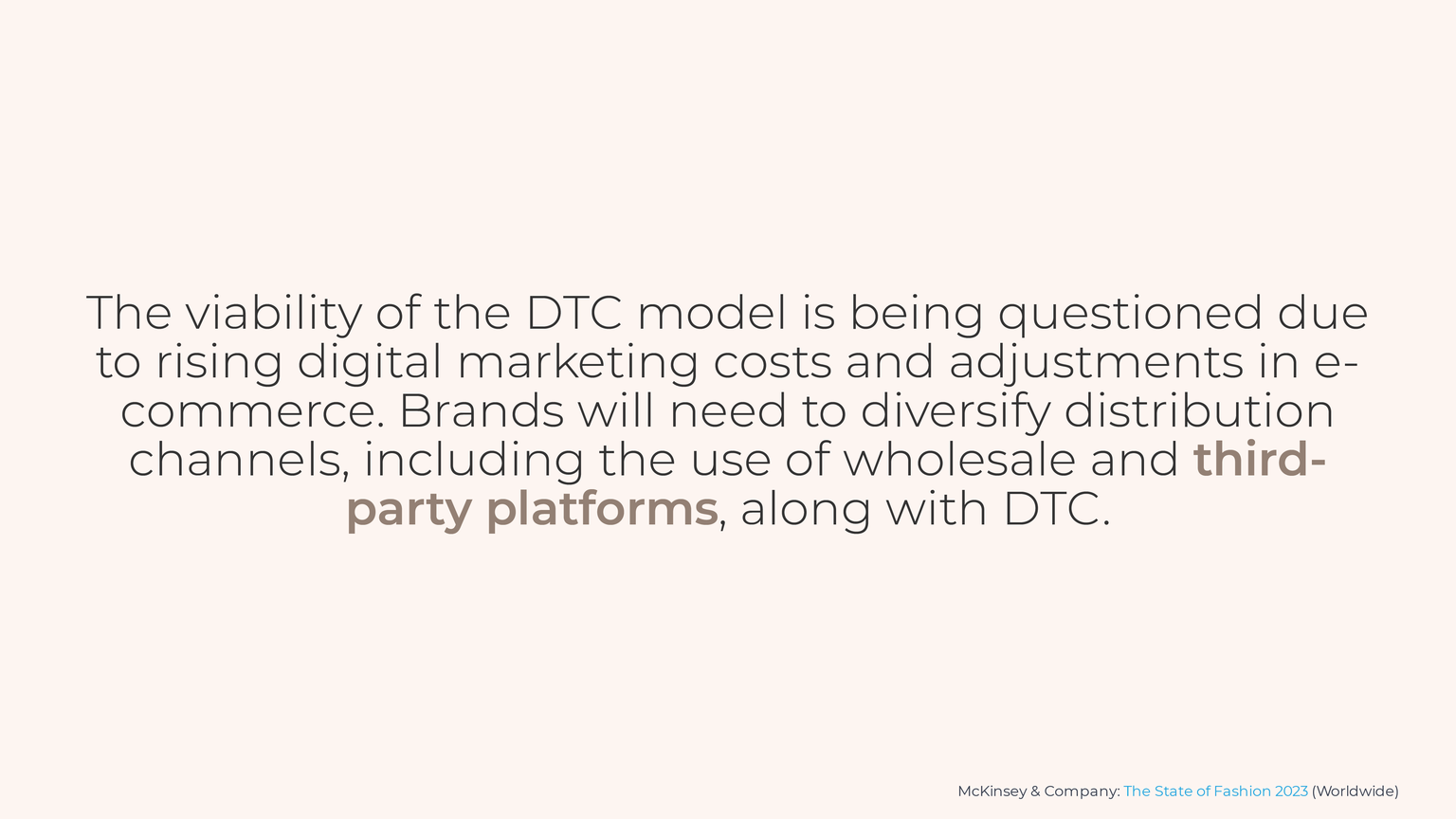 Slide from the unified retail platform concept presentation