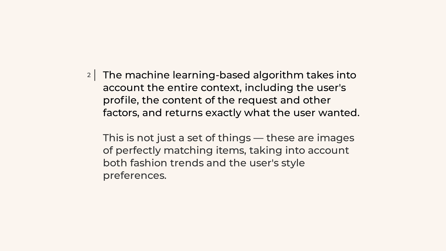 Slide from the unified retail platform concept presentation